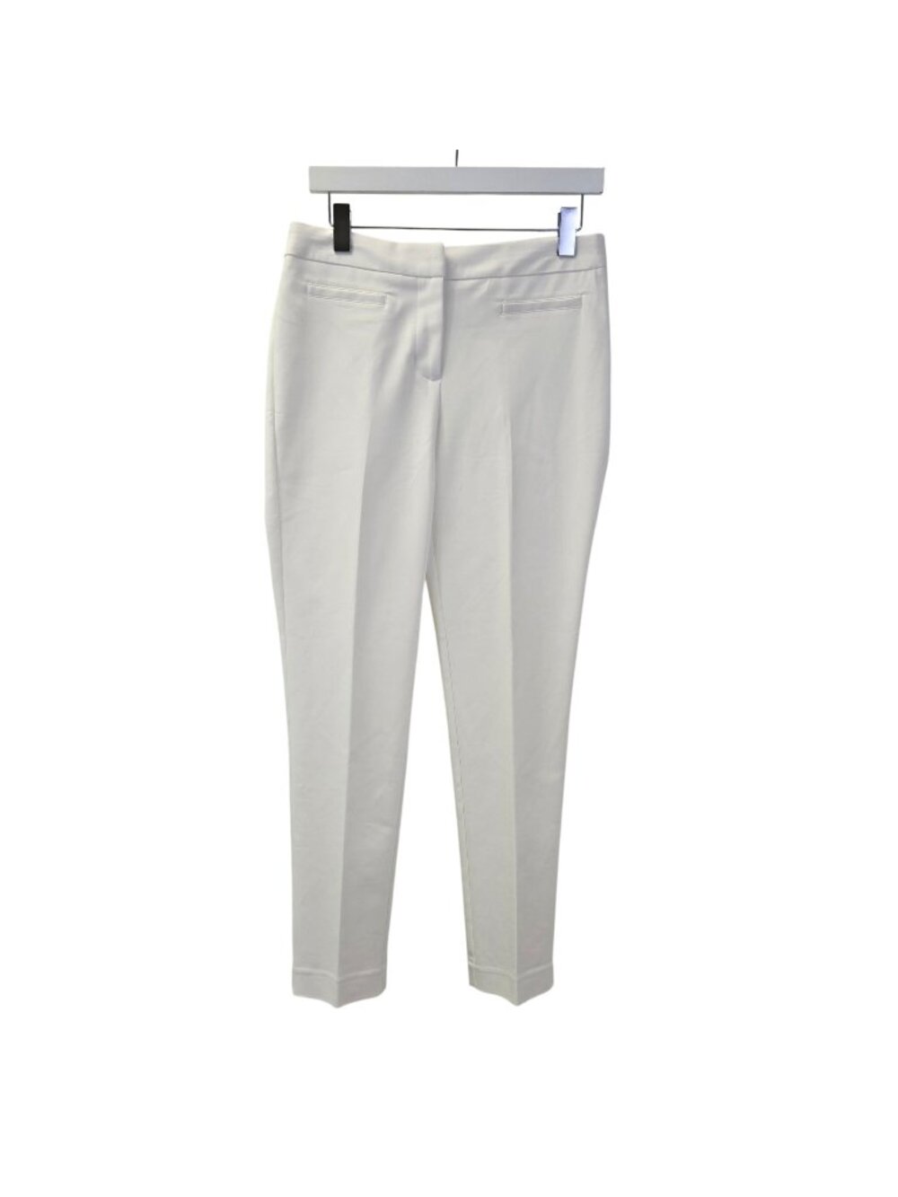 Soft Surroundings Superla Slim Leg Pants in White Size 6